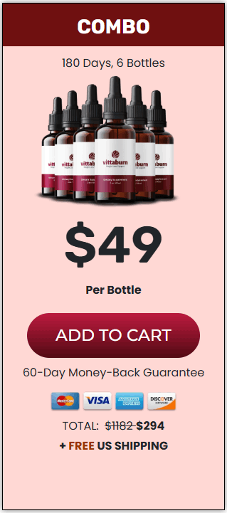 Buy Vittaburn 6 Bottle
